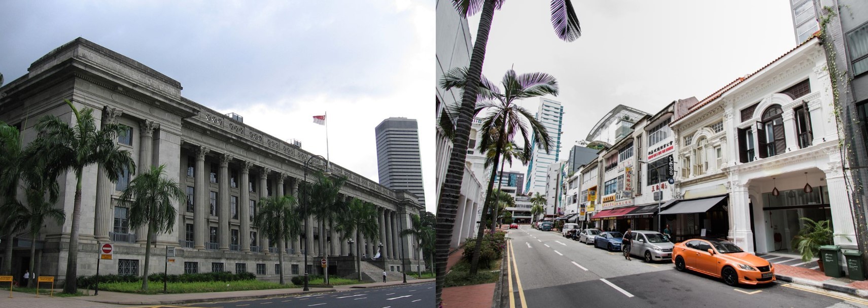 Students visit nature of the jobic landmarks the City Hall and heritage streets of Singapore